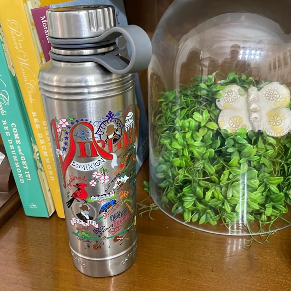 Barely used if at all Virginia stainless steel water bottle
